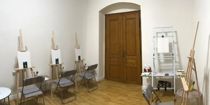 Ateliér ve Stroupežnického ulici v centru Ústí nad Labem.