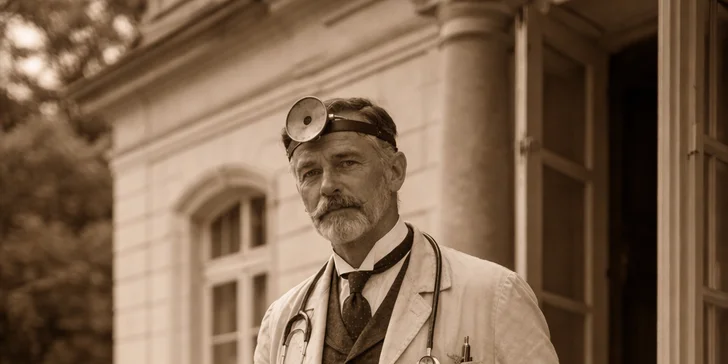 Píše se rok 1925 a jeden z obyvatel luxusního penzionu pro vysloužilé měšťany se nedožil oběda. Na vině nebylo stáří, ale chladnokrevná ruka vraha! 
