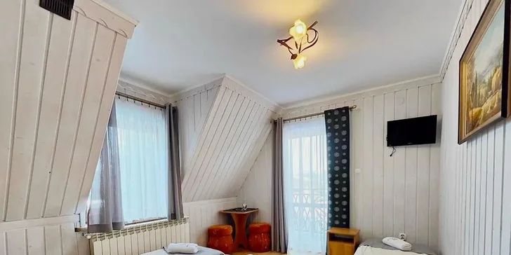 Trojlôžková izba s balkónom
