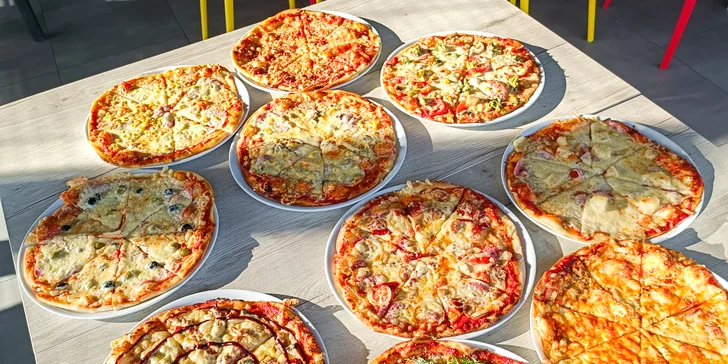 Po športovom vyžití vás čaká chrumkavá pizza podľa vlastného výberu. 