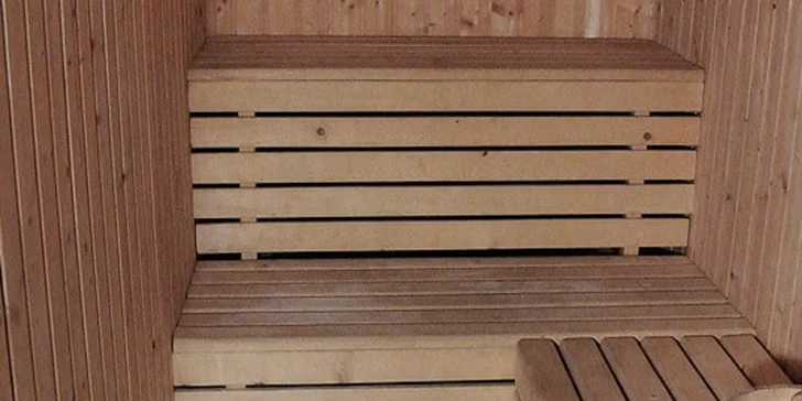 V relax centru si můžete vychutnat také saunu.