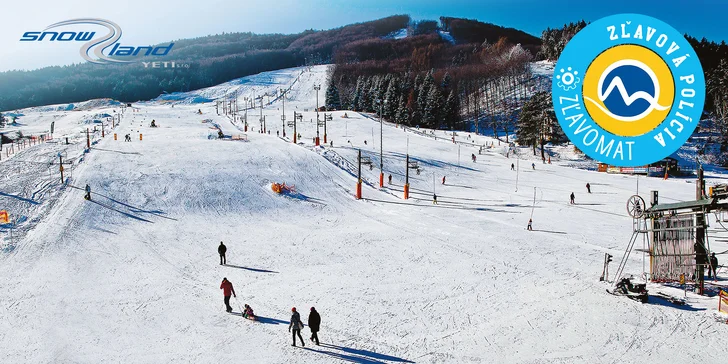 8-hodinový skipas do Snowlandu vo Valčianskej doline
