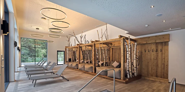 V ceně pobytu máte neomezený vstup do luxusní wellness zóny.