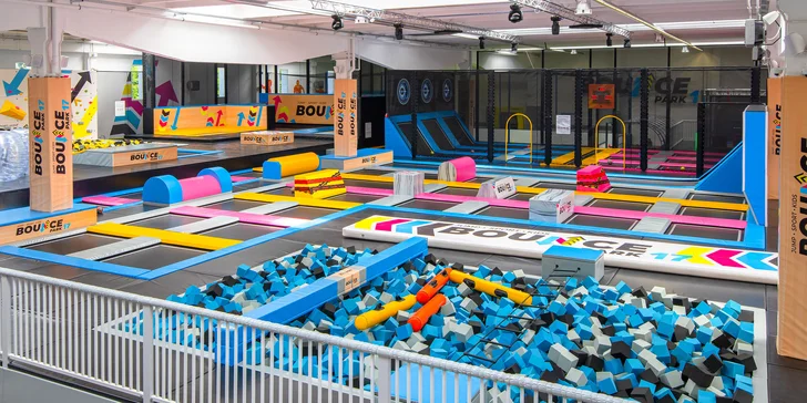 Vstupy do najväčšieho športovo-zábavného centra na Slovensku BOUNCE PARK 17