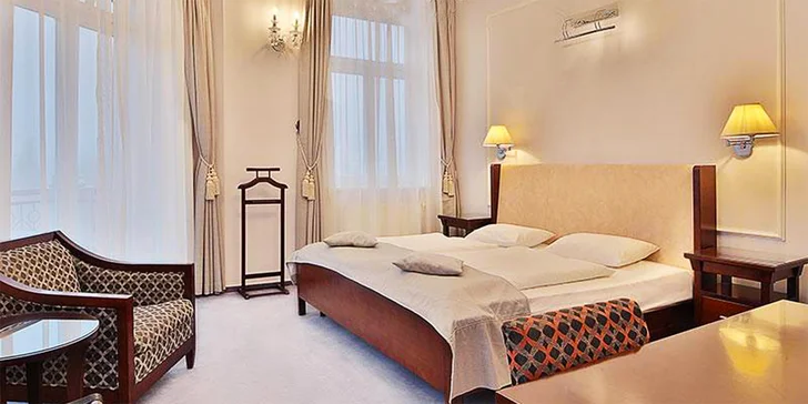 Personál vám připraví dvoulůžkový pokoj o velikosti 20–22,5 m². 
