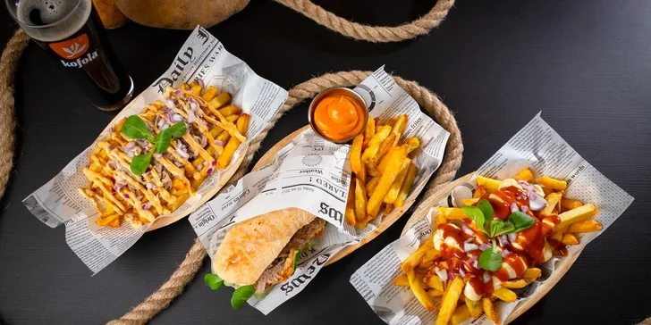 Street food Fryday: belgické hranolčeky, flaguette menu či trhané bravčové mäsko