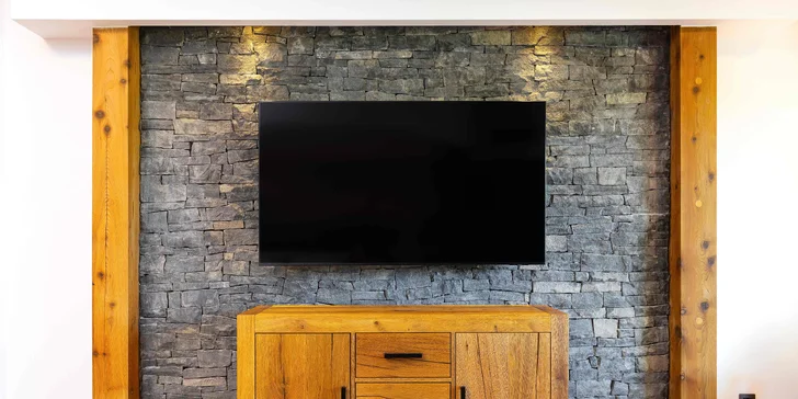V apartmánu Deluxe nechybí velká LCD TV.