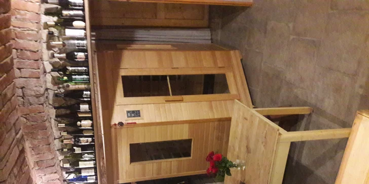 V ceně voucheru máte i hodinu v infrasauně.