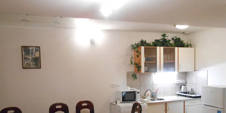 Apartmány jsou pro 2 až 8 osob.