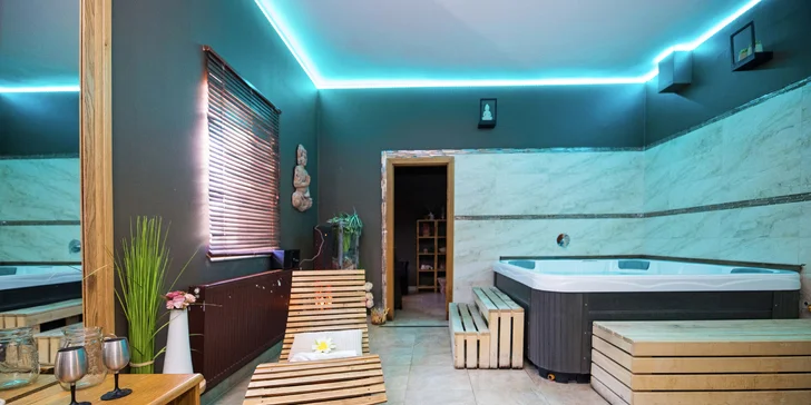V rámci niektorých balíčkov si užijete 90 min. v privátnom wellness.