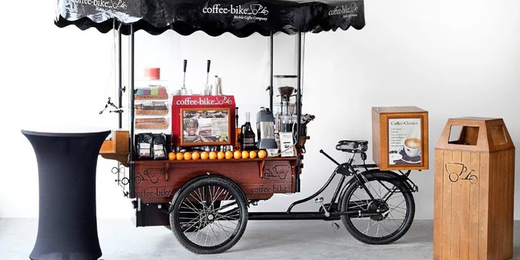 Coffee-bike GmBH je největším provozovatelem mobilních kaváren v Evropě a Asii.