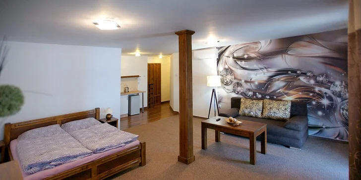 Dvojposteľové apartmány vám poskytnú pohodlie a príjemnú atmosféru.