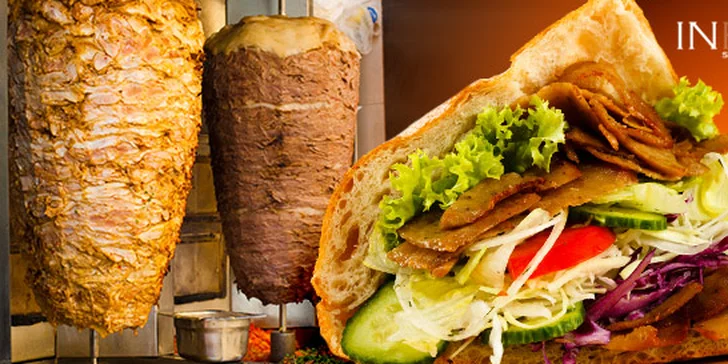 Voňavý klasický nebo Dürum kebab pro dva