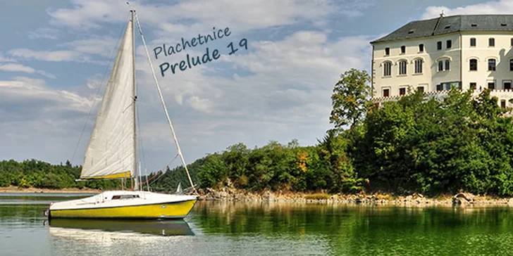 Pronájem jachty na Orlíku až pro 4 osoby