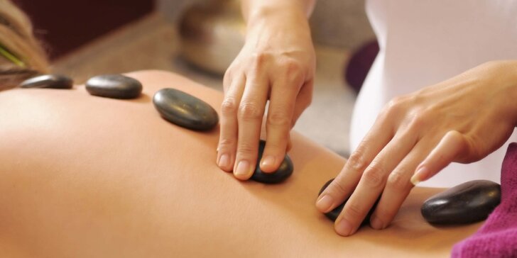 60minutová masáž dle výběru: havajská, sportovní i masáž lávovými kameny