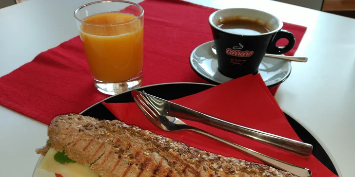 Letní svačinka se sladkou tečkou: panini, salát, muffin i domácí limonády