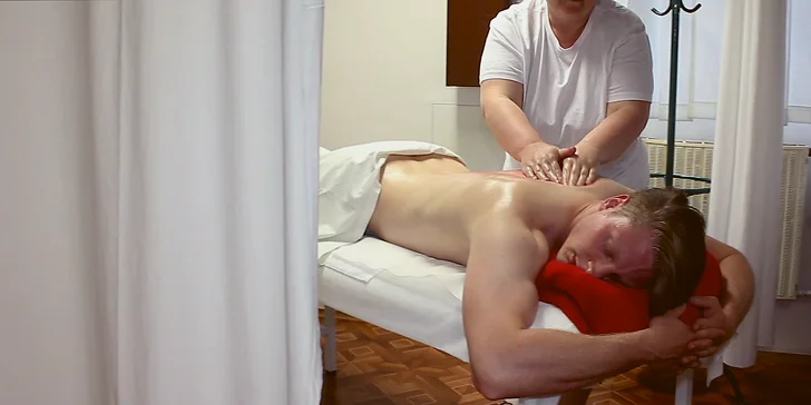 50 min. masáže podle výběru ze 4 druhů a 10 min. zábalu Lava Therm