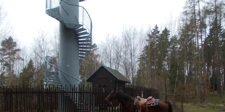 Prohlédněte si ranč a vyrazte si na 3 hod. vyjížďku na koni na Dubeckou vyhlídku
