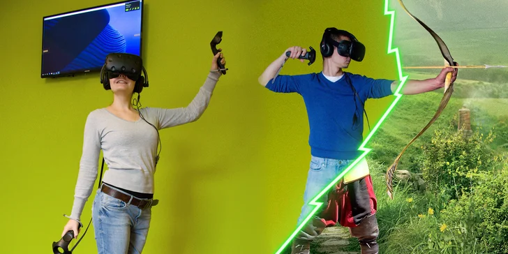 Vzhůru do alternativního světa: 2 nebo 3 hodiny virtuální reality pro celou partu