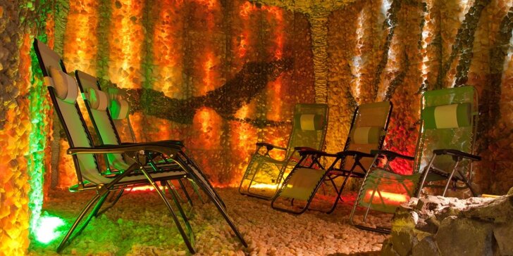 Zdravá relaxace v privátní solné jeskyni pro jednotlivce i rodiny