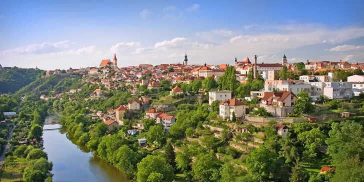 Ve dvou za krásami Znojma: Pobyt včetně polopenze a hodiny v sauně pro 2
