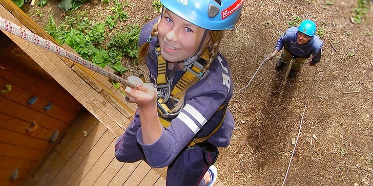 Adrenalin v lanovém parku a lanovkovém světě