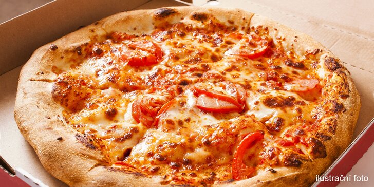 Vyzvedněte si 1 nebo 2 pizzy s průměrem 40 cm a zažeňte hlad