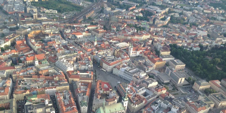 Centrum Brna vypadá jako dokonalé bludiště.