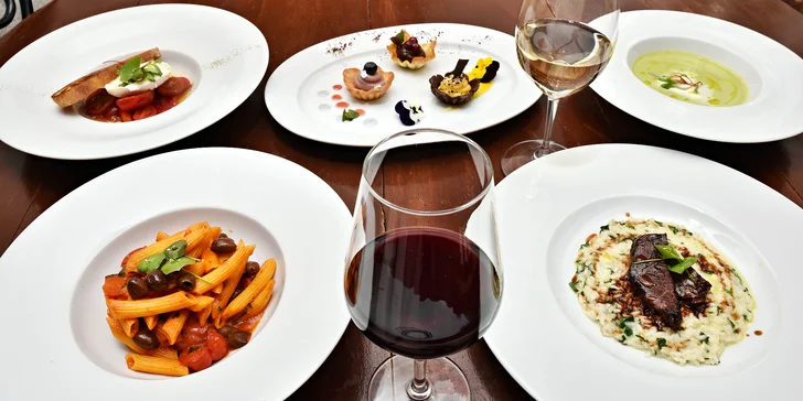 Takhle chutná jaro v Itálii: 5chodové degustační menu a sklenka vína pro dva