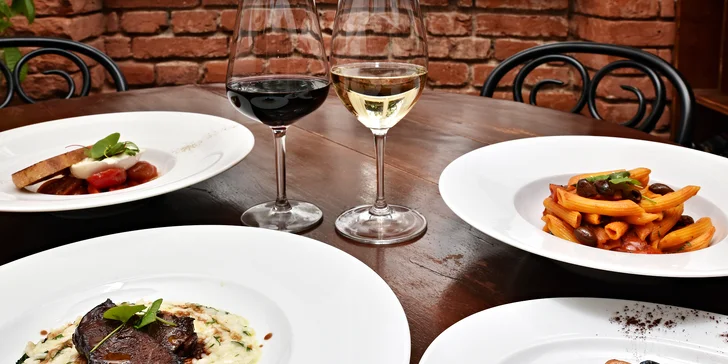 Takhle chutná jaro v Itálii: 5chodové degustační menu a sklenka vína pro dva