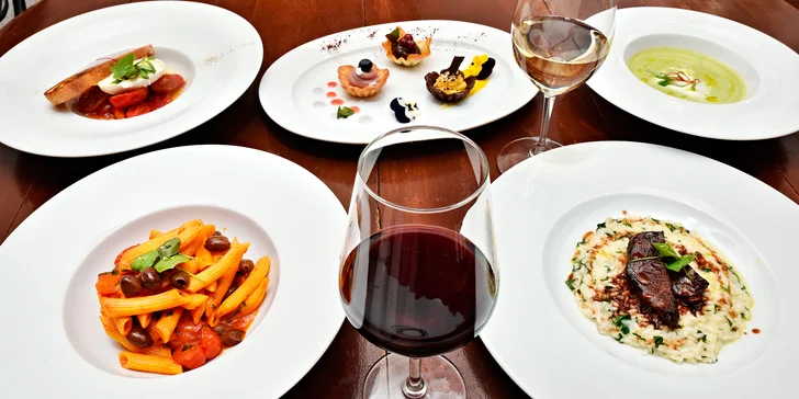 Takhle chutná jaro v Itálii: 5chodové degustační menu a sklenka vína pro dva