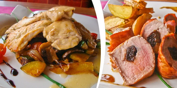 Bohatá večeře pro dva z čerstvých ingrediencí