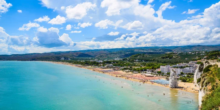 Italské Gargano: 9 nebo 10 nocí u pláže s večeří + dítě zdarma do 11,99 let