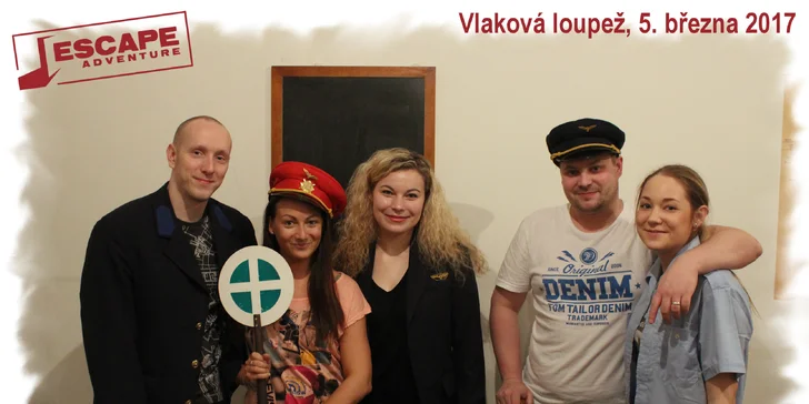 Najdete ukrytý poklad? Vlaková loupež: únikovka nejen pro milovníky vlaků