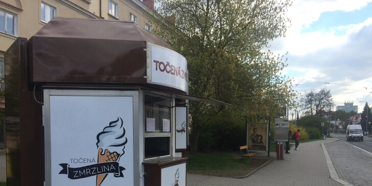 Roztočte to: kornout točené zmrzliny u gymnázia na Doubravce
