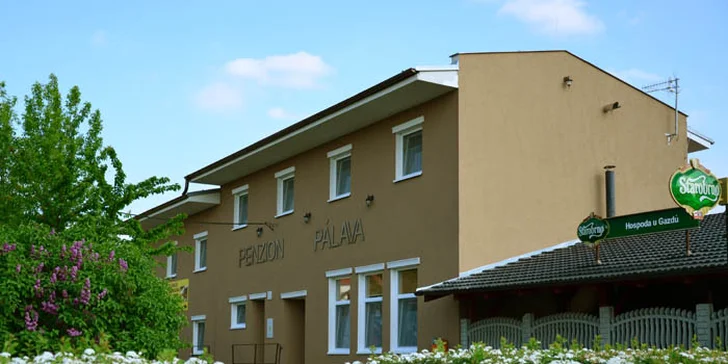 Penzion na Pálavě: polopenze, vinné stezky pro cyklisty i večery plné vína