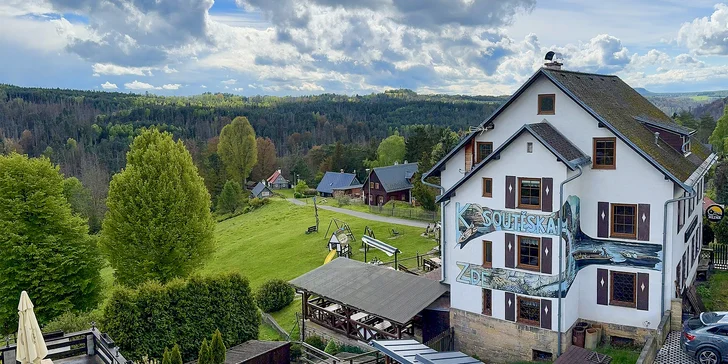 Dovolenka v Českom Švajčiarsku: raňajky, 3-chodová večera aj privátna sauna a vírivka