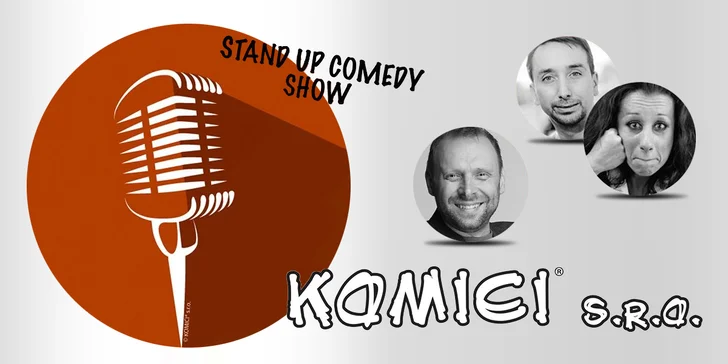 Vstupenka na stand-up show Komici s. r. o. – 90 minut zábavy