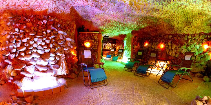 Ozdravný relax v pravé solné jeskyni: Jednotlivé vstupy nebo permanentka