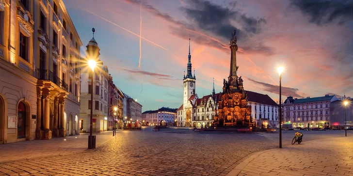 Pobyt v Olomouci pro 2 dospělé a dítě do 6 let vč. vstupů do vybraných památek