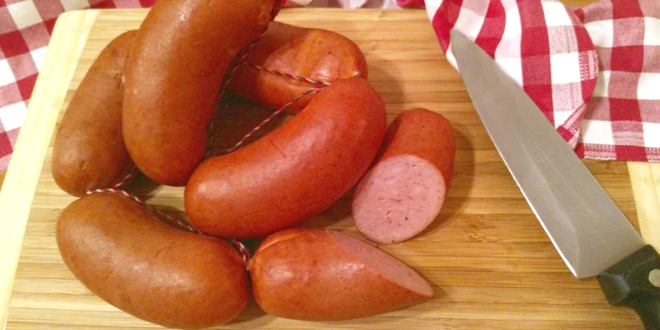 Špekáčky s 85% podílem masa: 1, 2 nebo 3 kg ke každému táboráku