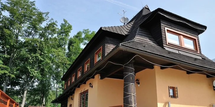 Romantický pobyt v srdci Beskyd s vířivkou, sektem a polopenzí