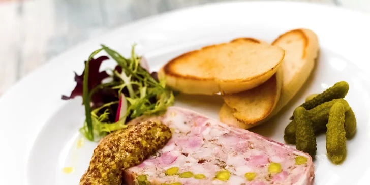 Poctivé degustační menu z čerstvých surovin pro 1 nebo 2 labužníky