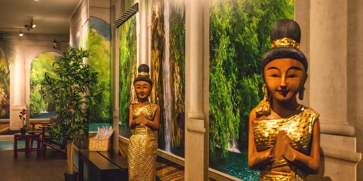 Relaxace v salonu Thai Sun pro muže: výběr thajských masáží i speciální masáž hlavy a welcome drink