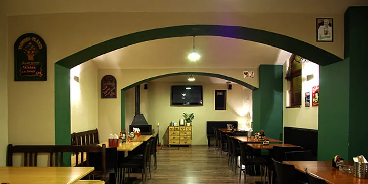 Pečená vepřová žebírka pro 4 v restauraci Pohádka