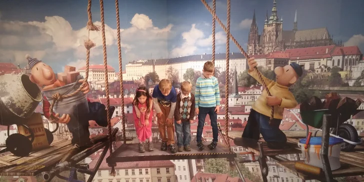 Vstup do muzea voskových figurín Grévin a případně plavba po Vltavě