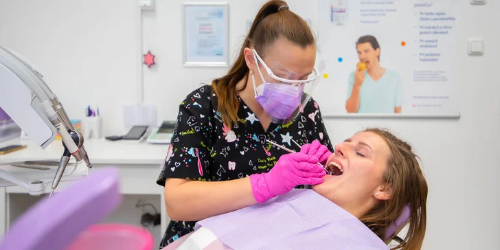 Dentálna hygiena s pieskovaním pre deti a dospelých