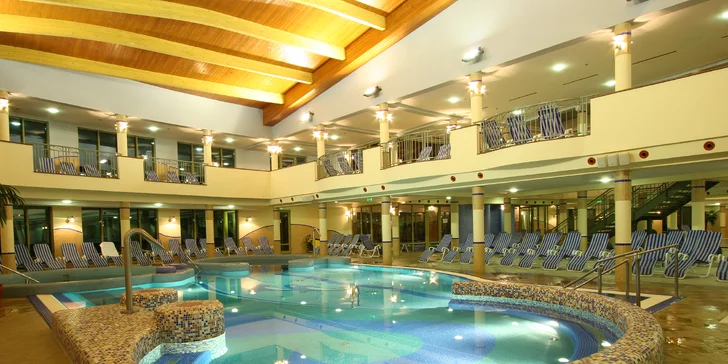 Maďarský Zalakaros: polopenze a neomezený vstup do bazénů a saun