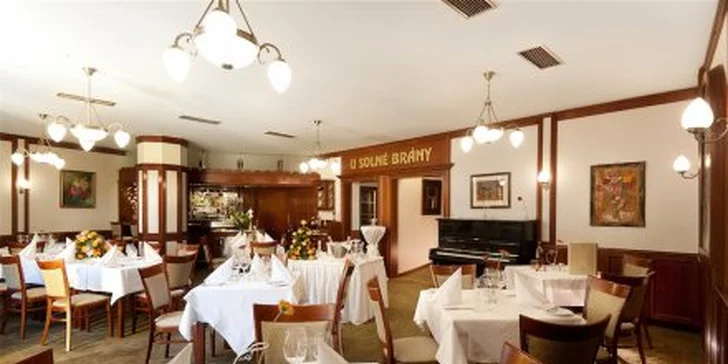 499 Kč za vynikající degustační menu pro DVA v Hotelu U Solné brány. Vychutnejte si řadu skvělých jídel s 63% slevou!