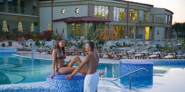 Maďarský Zalakaros: polopenze a neomezený vstup do bazénů a saun